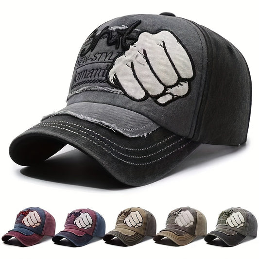 Unisex Vintage Cotton Baseball Cap for Spring and Summer