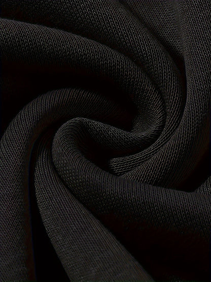 Men's White Christmas & New Year Oversized Sweatshirt - Long Loose Fit Casual Sweater with Pocket, Red Polka Santa Hat & Holly Berry Logo, Pink Heart Accent - Holiday Party Winter Wear (Machine Washable)