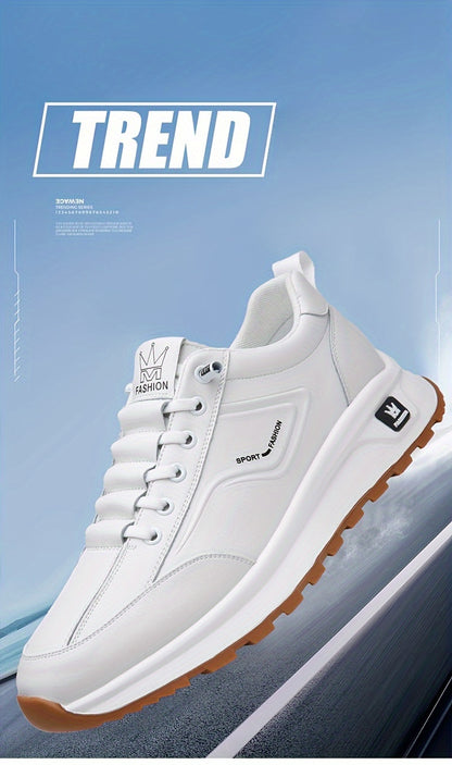 Men's Slip-On Casual Sneakers - Breathable, Non-Slip & Durable for Outdoor Activities, Comfort Fit with Elastic Closure - ayq