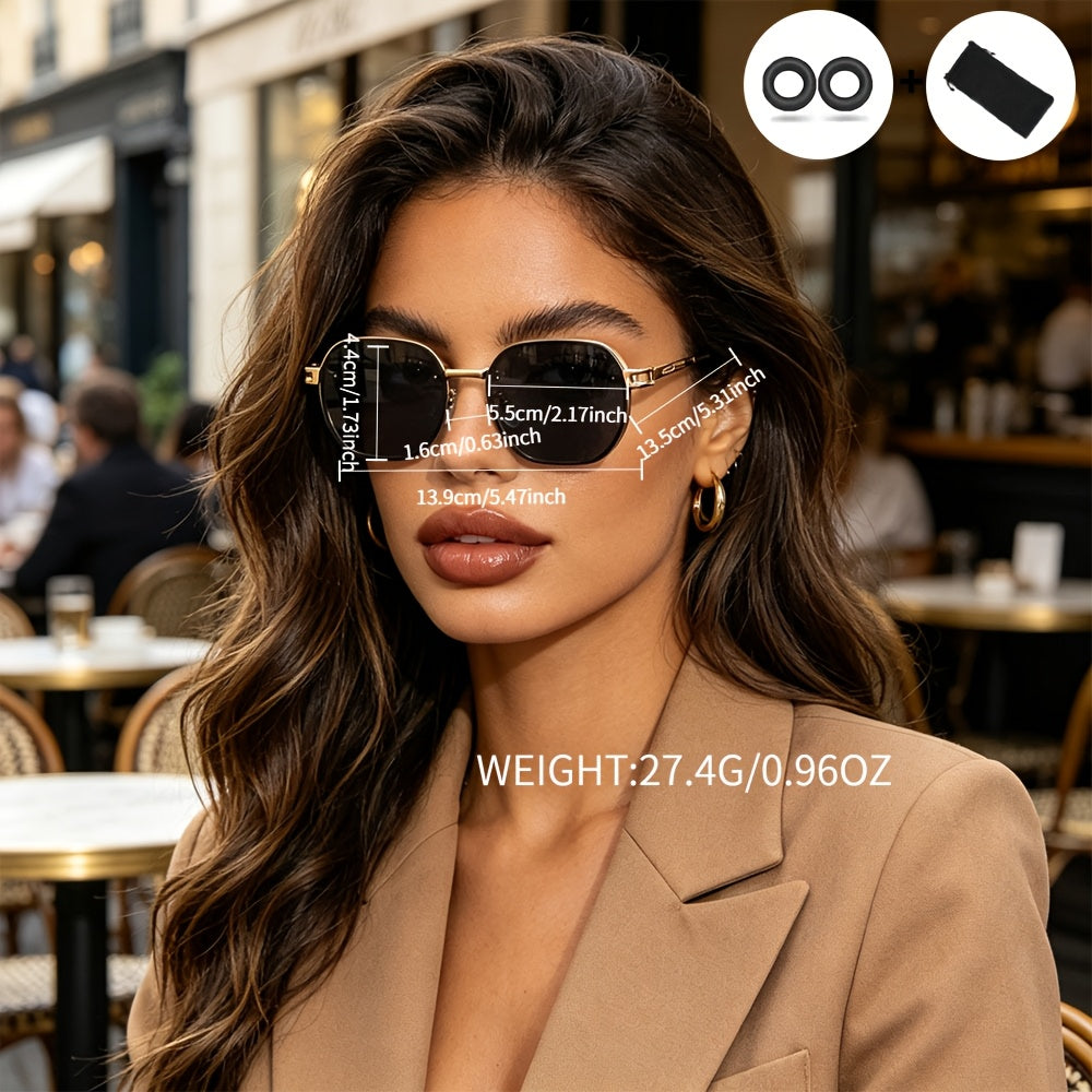 Unisex Retro Small Square Sunglasses with UV400 Protection