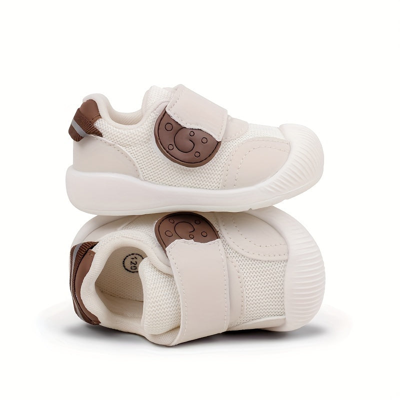 Cute Cartoon Spring And Autumn Baby Toddler Sports Shoes, Suitable For 0-2 Year Old Boys And Girls, With Soft Rubber Soles, Anti-slip And Breathable, Suitable For Boys And Girls To Wear For Outings.