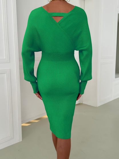 Targeted Women's Sweater Chain Dress