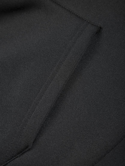 Աշնանային-ձմեռային տղամարդու գլխարկով սպորտային հագուստի հավաքածու, պարզ դասական, բազմակողմանի հագուստ՝ կայծակաճարմանդով, աստառապատ տաք բաճկոնով և լարով սպորտային տաբատով՝ առօրյա և հանգստի համար։