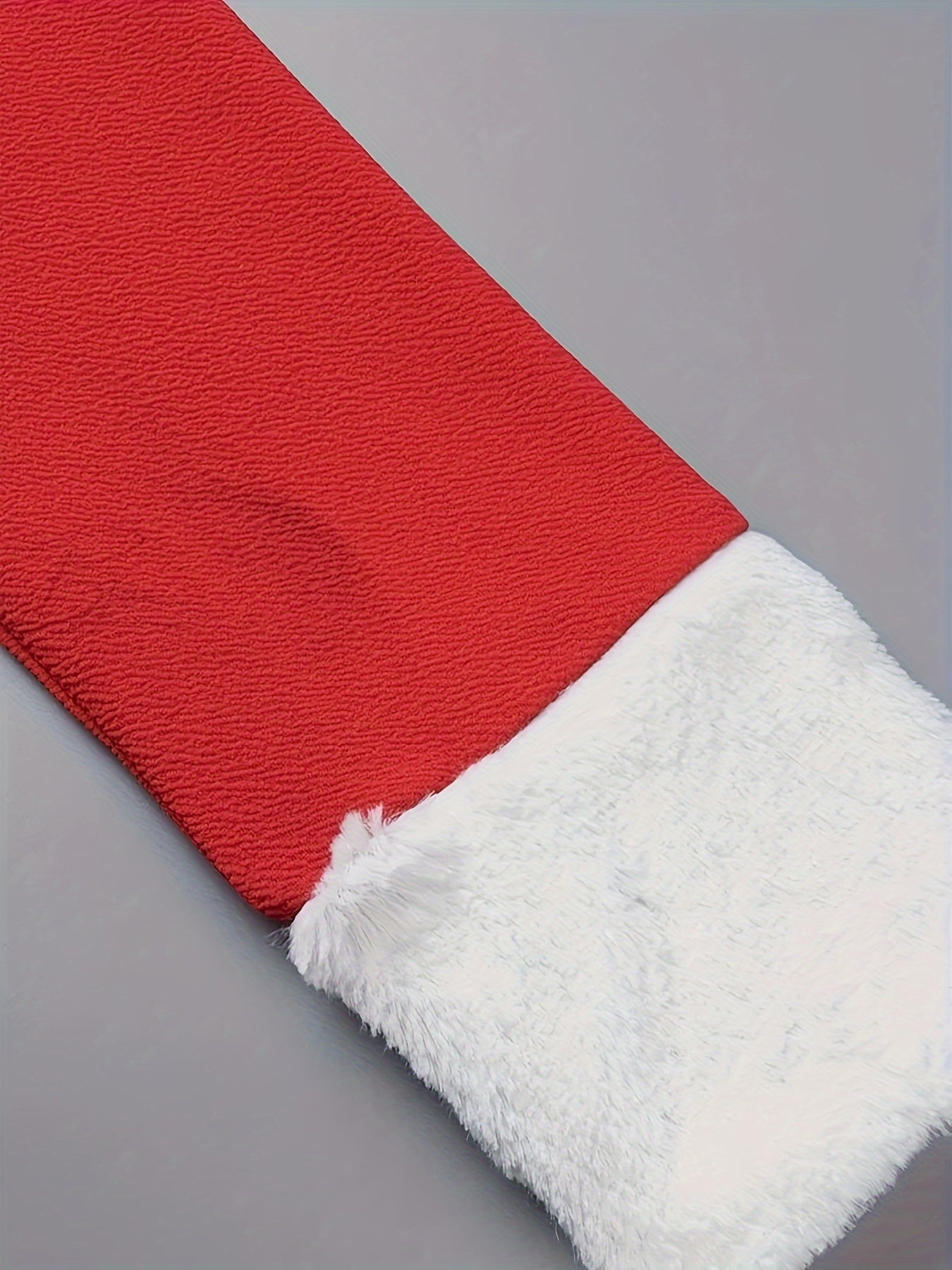 Women's Elegant Red & White Trim A-Line Dress - Sleeve Round Neck Flared Skirt, Machine Washable Autumn Casual & Holiday Party Wear, Nontransparent Fabric