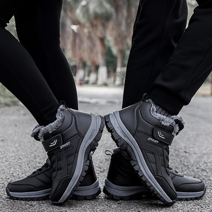 Winter Men Boots Women High Quality Warm Snow Boots for Man Non-slip Hiking Shoes Men Sneaker 2023 Comfortable Couple Shoes for Women