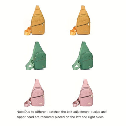 Women's Chest Bag, Large Capacity Crossbody Bag - Ayq