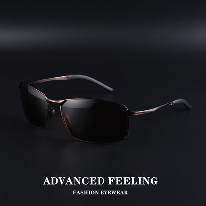 Men's Polarized UV400 Stainless Steel Driving Sunglasses
