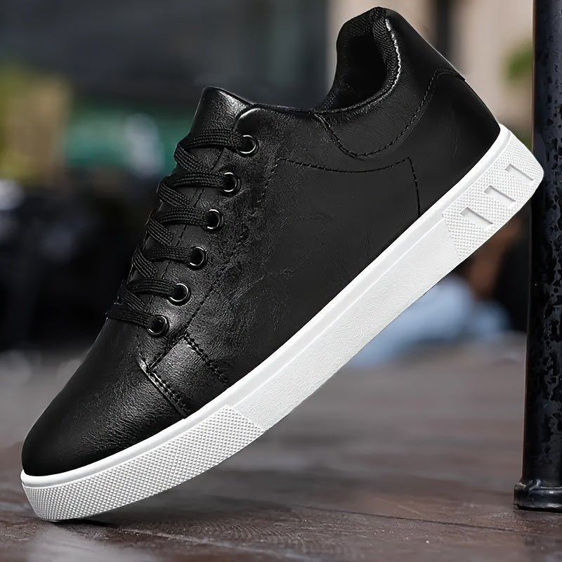Men's Casual Sneakers - Slip-Resistant, Durable & Comfortable Lace-Up Skate Shoes, Suitable for Every Season - ayq
