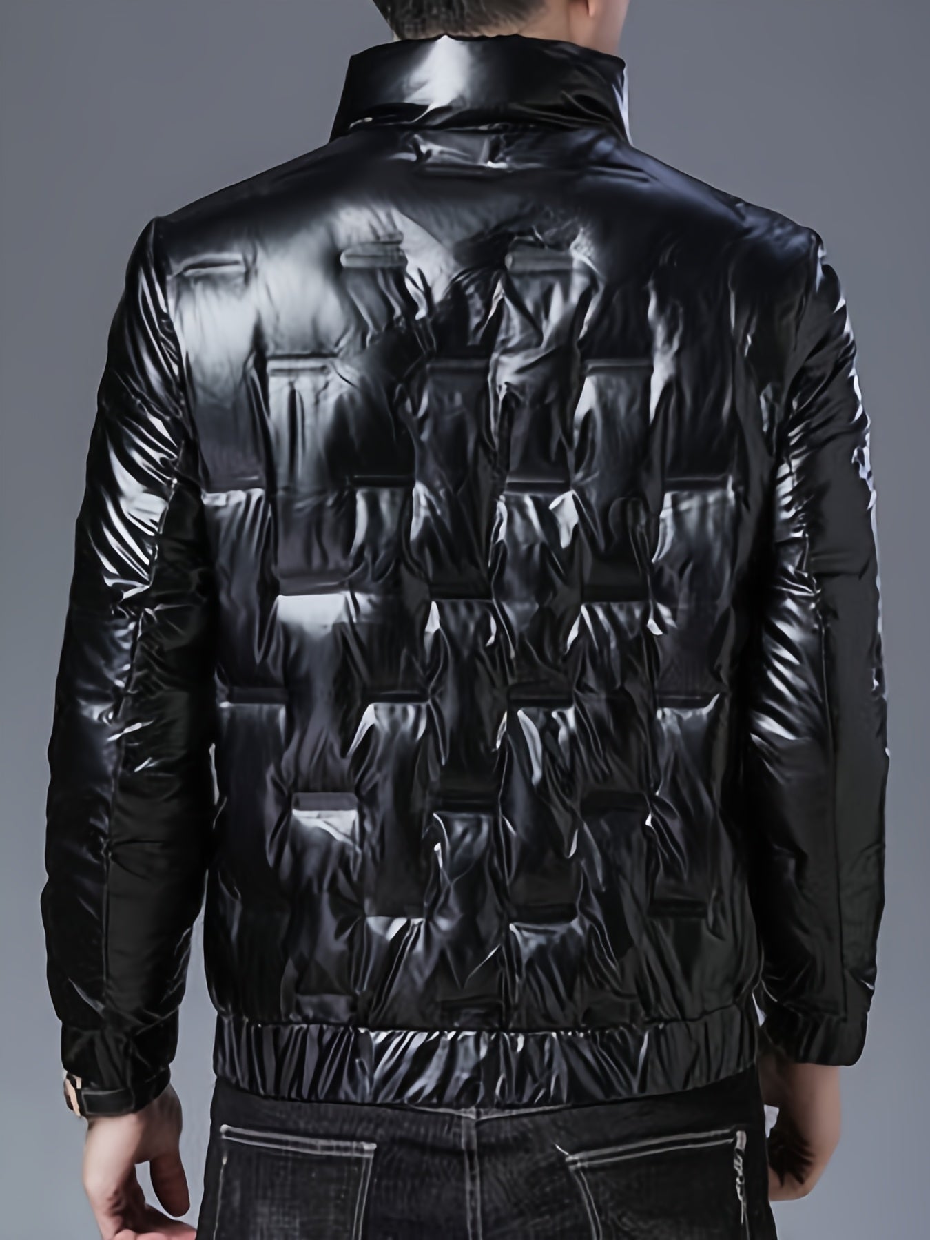 Men'S Winter Jacket - Windproof & High Quality Cold Weather Coat with Stand-Up Collar, Thick Insulated Outerwear for Skiing, Hiking, Commuting - Non-Stretch Fabric, Easy-Care - Ideal for Everyday & Formal Events, Winter Coat,