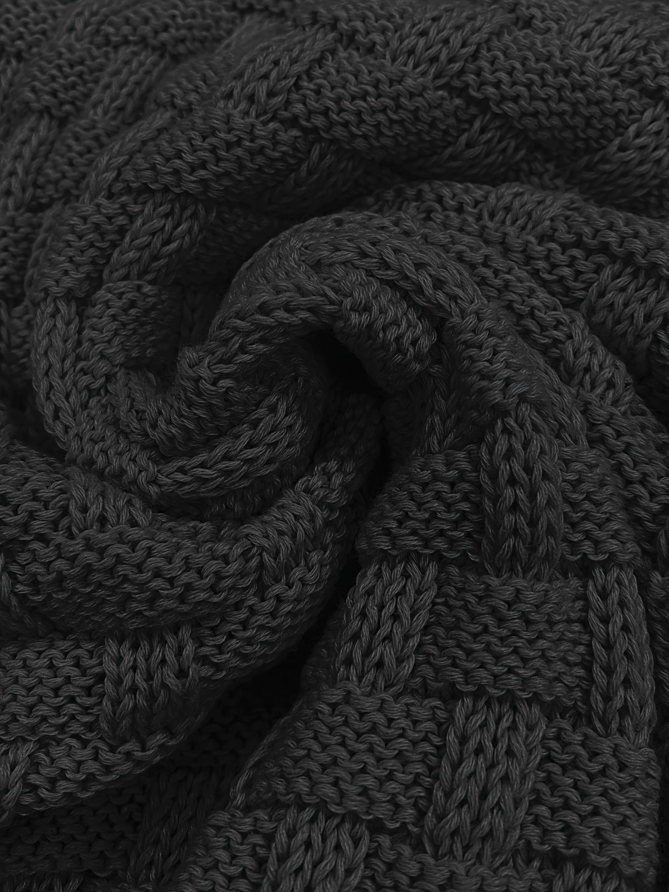 Men's Casual Waffle Pattern High Stretch Sweater, Chic Mature Pullover Sweater For Fall Winter