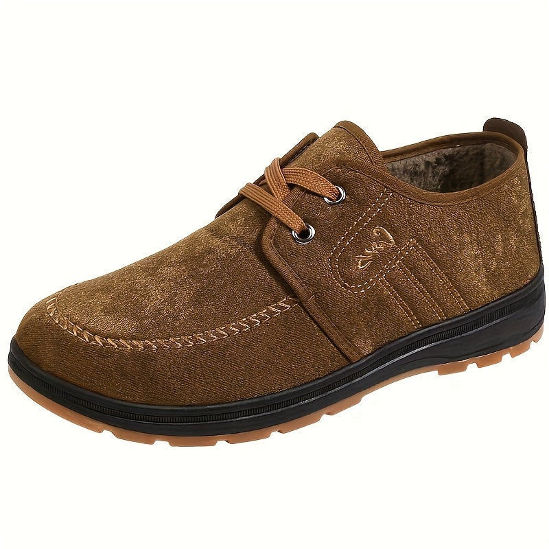 Cross-Border Bestseller High Quality, Shockproof, Slip- Men's Snow Sports Outdoor Shoes | -Lined, Lace-Up Outdoor Snow Boots, Comfortable and Versatile