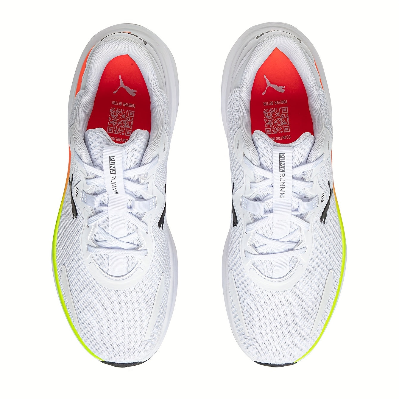PUMA Unisex 38006728 Sneakers - Breathable Mesh Upper, Cushioned Midsole  Stability Support, Vibrant Neon Green Accents, Lightweight Summer Casual Shoes for Men  Women, Comfy Shoes, Sporty Look, Comfortable Fit