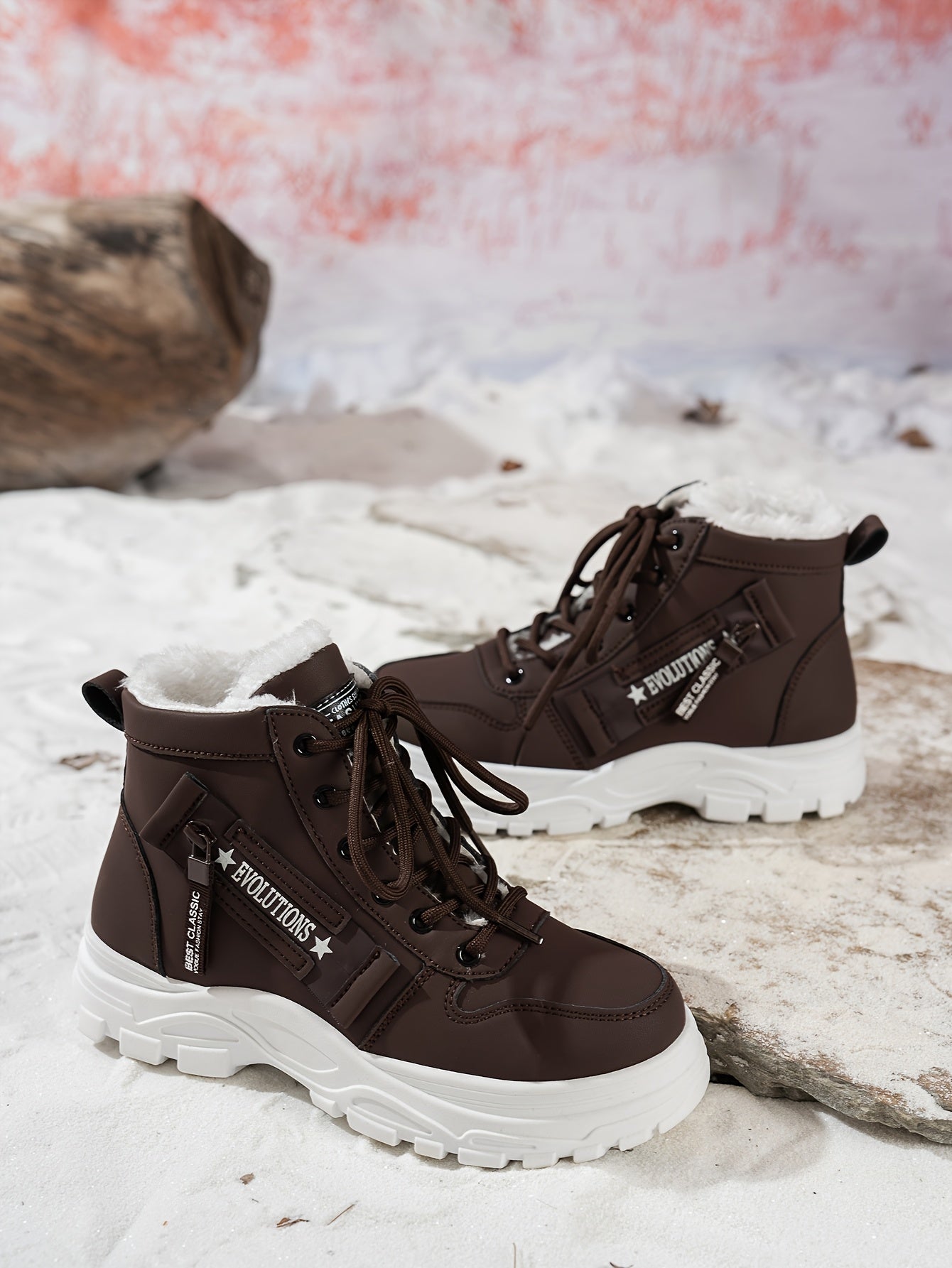 Կանացի ձմեռային ձնագնացքներ - Տաք երեսպատված, չսահող, բարձրակրունկ արտաքին ցանկացած առիթի համար կոշիկներ, ռիբավորված մեղմացնող ներդիրով, սև, իդեալական են ցուրտ եղանակի համար, ձմեռային կոշիկներ | Ոճային ձմեռային կոշիկներ | Դիմացկուն կոշիկներ