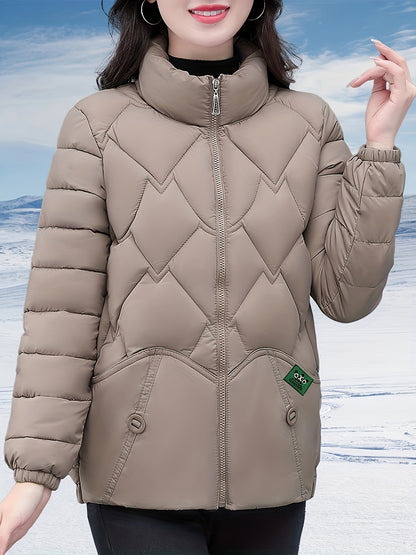 Կանացի ոճային ձմեռային վերարկու՝ սև, եղևնու ոսկեզօծ նախշով, լայնացած եզրով և H-աձև ուրվագիծով, երկար թևքերով, չձգվող գործվածքով, միայն ձեռքով լվացվող, ճապոնա-կորեական ոճով՝ առօրյա և պաշտոնական առիթների համար։