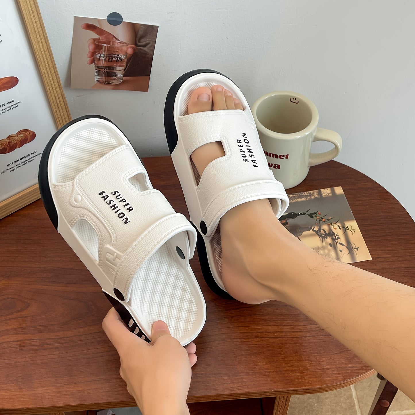 Minimalist EVA Slip-On Sandals for Men and Women, All-Season Comfort