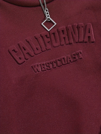 Տղա աղջիկների աշուն/ձմեռ տառերով դրոշմված տաք, աստառով սվիտեր և մարզաշապիկ, իդեալական է բացօթյա օգտագործման համար