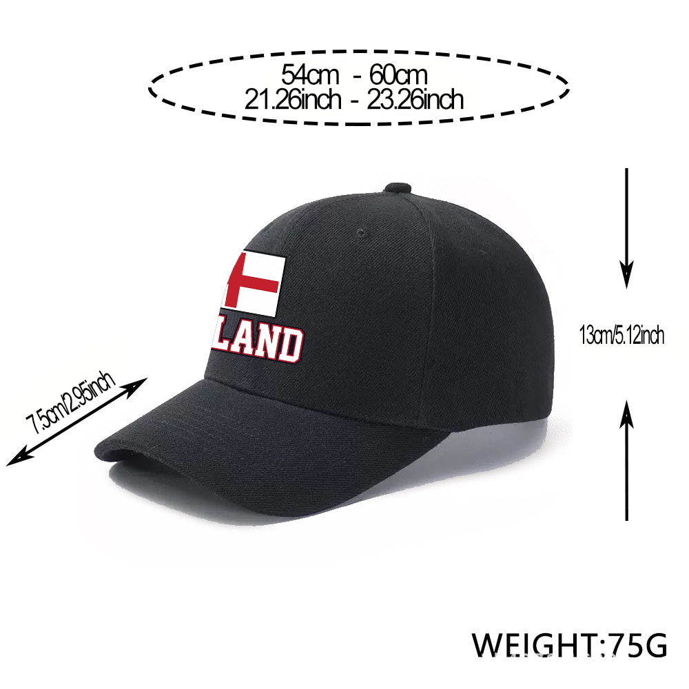 Lightweight England Flag Baseball Cap for Men & Women