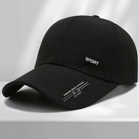 Fashionable Solid Color Hat - UV Protection & Windproof for Cycling, Golf, Camping | Perfect Gift for Men & Women