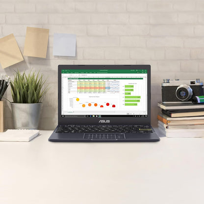 ASUS Vivobook Go 11.6” HD Slim Laptop, Intel Dual Core N4500, Intel Graphics, 4GB, 128GB, Windows 11 Home, Sonicmaster, Ergosense, Black, L210KA-ES04