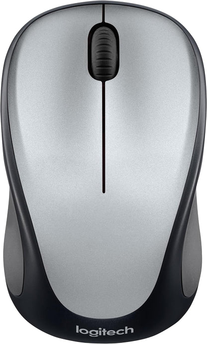 Logitech M317 Wireless Mouse, 2.4 Ghz with USB Receiver, 1000 DPI Optical Tracking, 12 Month Battery, Compatible with PC, Mac, Laptop, Chromebook - Blue