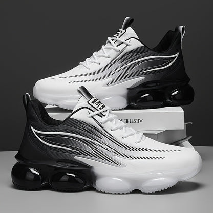 Men's Breathable Mesh Running Sneakers with Air Cushioning, Comfortable and Breathable to Wear - ayq