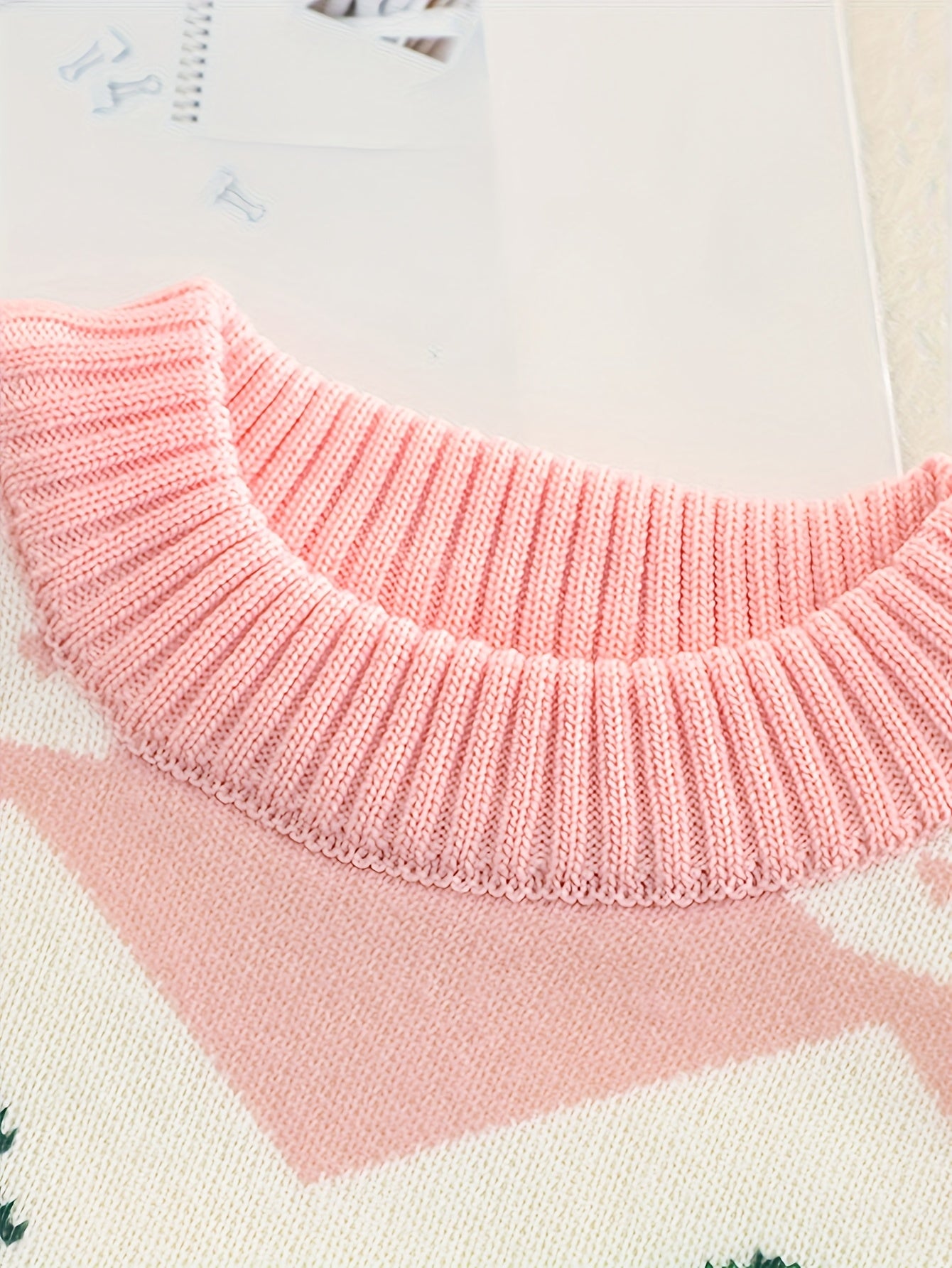 Աղջիկների ձմեռային բաճկոն՝ տաք, երկար թևքերով, փափուկ, վերարկուով, կլոր վզով և ամրակով, ձեռքով լվացվող հարմարավետ վերնազգեստ Սուրբ Ծննդյան, Նոր տարվա և զվարճանքի համար (մինչև) - Ոչ մեծ