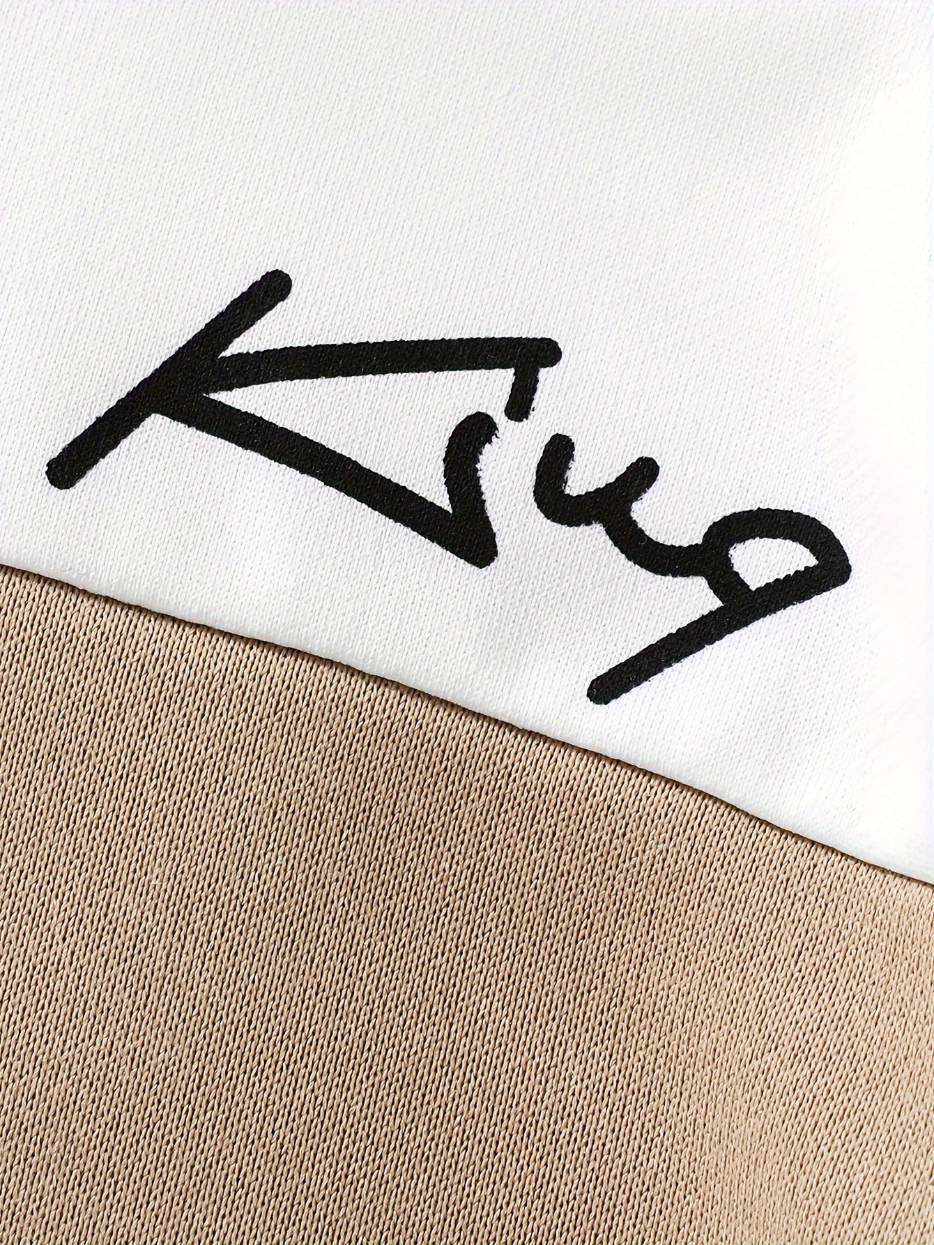 2 հատ տղայի «Թագավորական» նախշերով գլխարկով հանդերձանք, ոճային գունային բլոկներով կարված գլխարկի և տաբատի հավաքածու, մանկական հագուստ աշուն/ձմեռ բացօթյա հագուստի համար, որպես նվեր