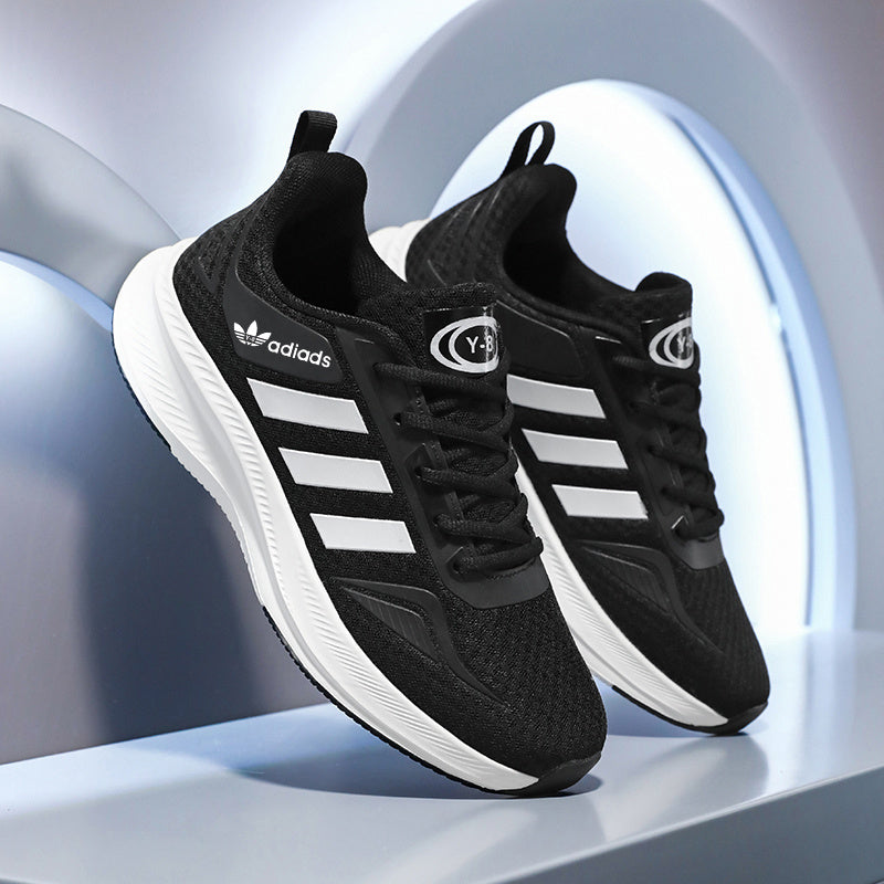 Men's Casual Low-Top Sneakers with Thick TPR Sole