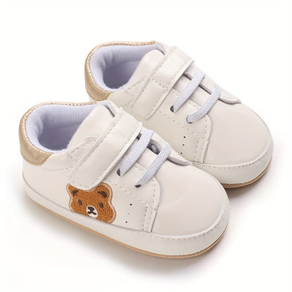 Casual Cute Cartoon Bear Sneakers For Baby Boys, Lightweight Non-slip Walking Shoes For Spring Summer Autumn