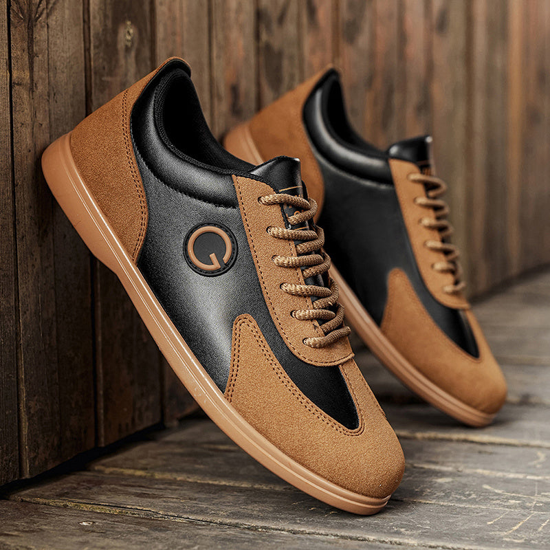 LOEIKAN 2026 Spring New Men'S Low-Top Traditional Shoes, Comfortable, Trendy, Fashionable, Versatile Outdoor Street Footwear - ayq