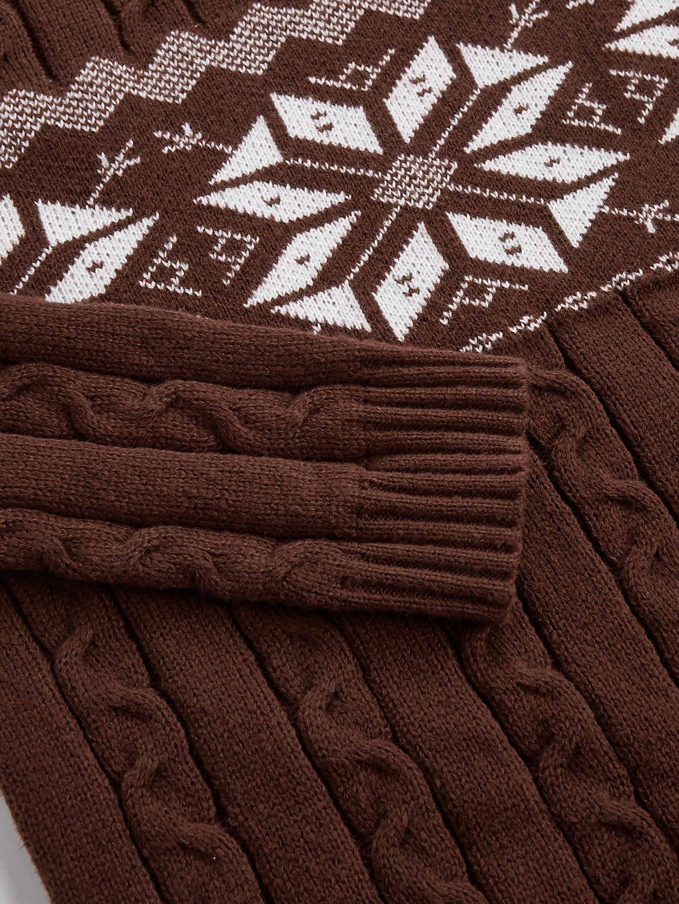 Men's Slim-Fit Cable Knit Sweater - Winter Warm Pullover with Geometric Corduroy Clasp (Adjustable Rope), Round Neck Long Sleeve Casual Sweating for Fall/Winter Layering - Hand Washable Knitwear for Smart-Casual Outfits (Not