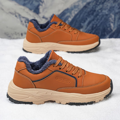 Men's All-Season Hiking Boots with  Upper & Cushioned Sole - Low-Top Outdoor Trekking, Climbing & Camping, All-Terrain Traction, Breathable Fabric, Lace-Up Ankle for Hiking, Gym, and Casual Wear (Model 9019)
