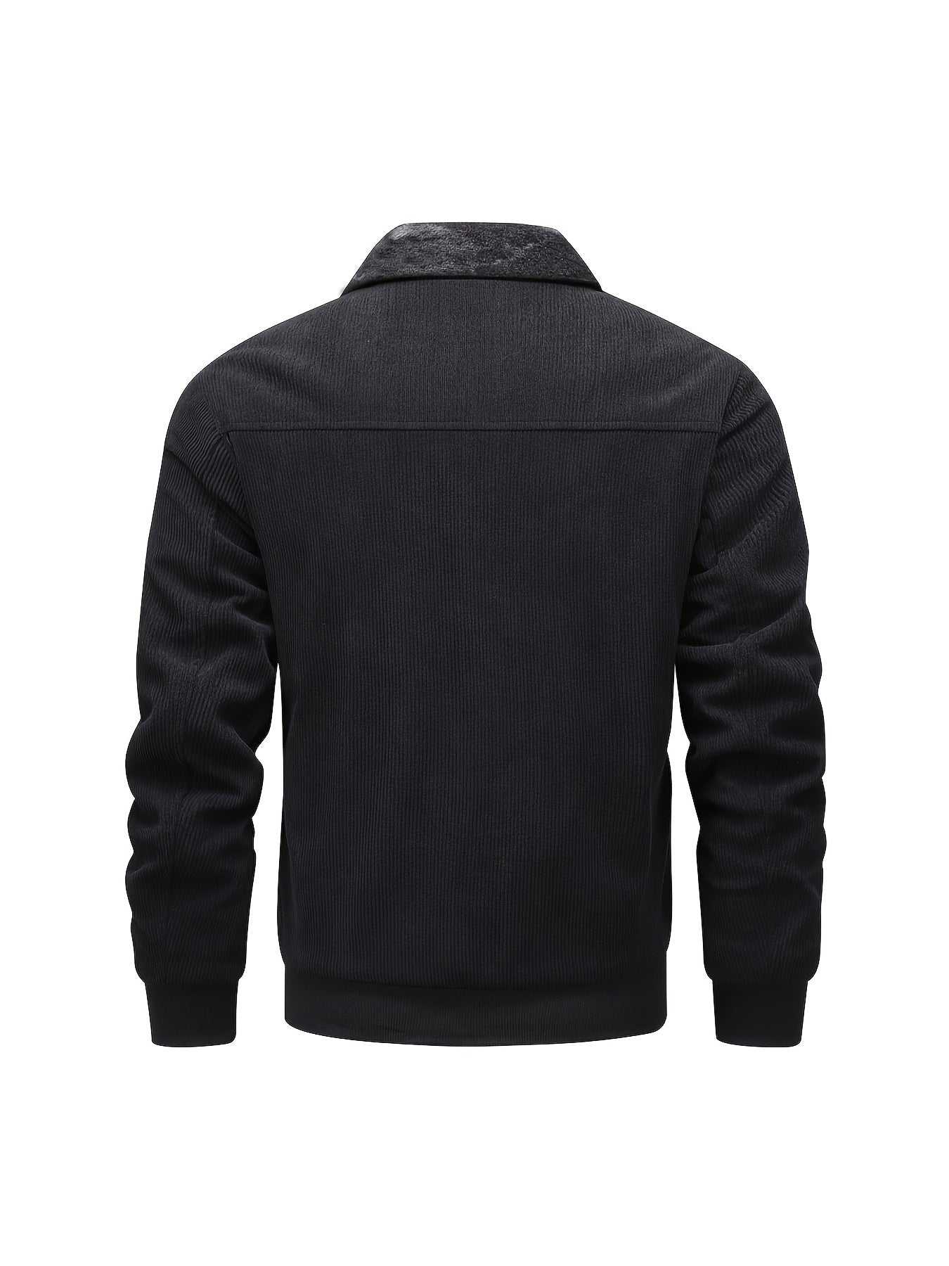 Men'S Heavyweight Winter Jacket - Thermal Insulated Coat with Zipper Closure, Long Sleeve Cold Weather Outerwear, Front Pockets - Olive Green - Formal & Casual Outerwear, Thick