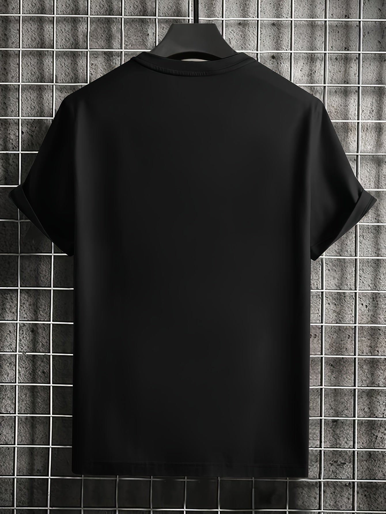 Wings Print Men's Creative Top, Casual Short Sleeve Crew Neck T-shirt, Men's Clothing For Summer Outdoor