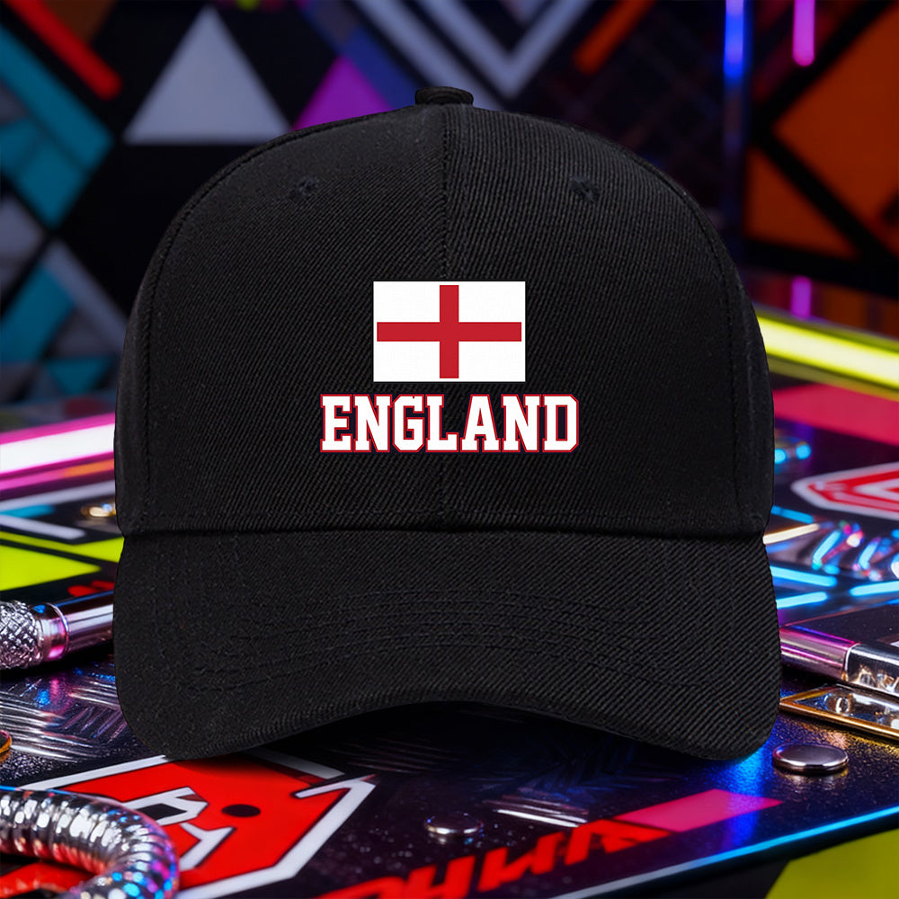 Lightweight England Flag Baseball Cap for Men & Women