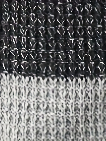 Տղամարդկանց աշնանային և ձմեռային գունային բլոկներով տրիկոտաժե սվիտեր, կլոր օձիքով պուլովեր