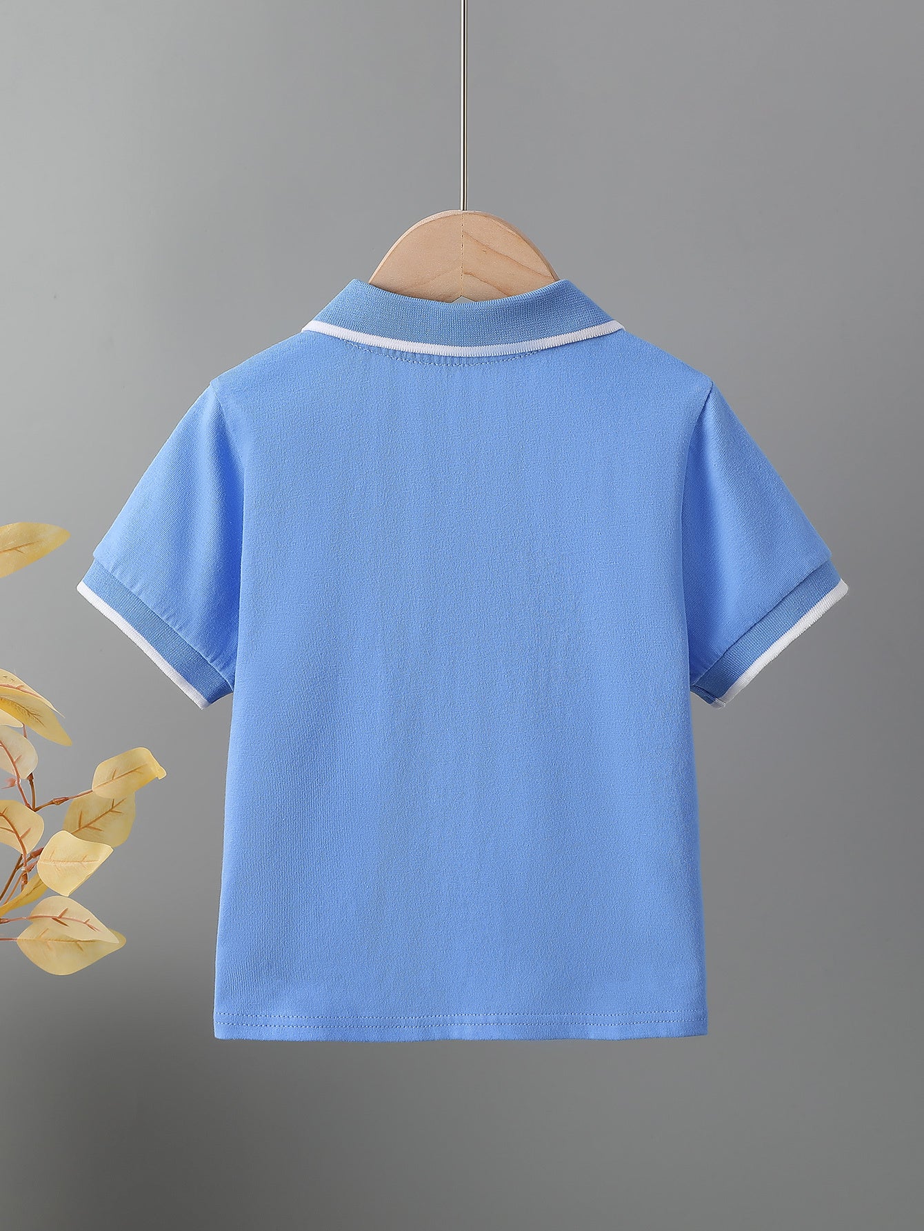 Kids' Cotton Polo Shirt Summer Casual Short Sleeve Top