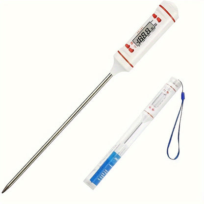1pc Meat Food Instant Read BBQ Garden Kitchen Outdoor Camping Cooking Barbecue Digital Thermometer Used for Milk Heating Candy Baking Grilling and Other Kitchen Gadgets