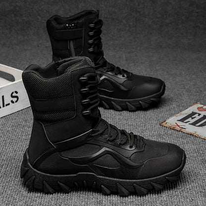 Men's Lightweight Breathable Hiking Boots with Anti-Slip Sole