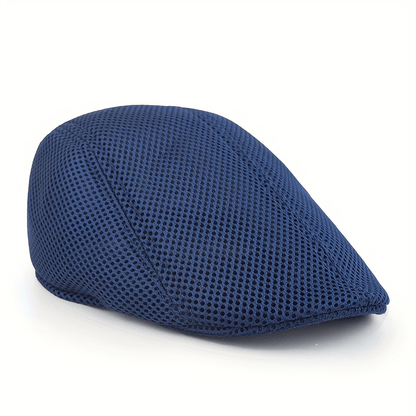 Men's Lightweight Breathable Mesh Beret Cap - Casual Summer Hat