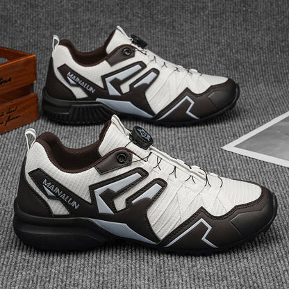 Men's Lightweight Trail Running Sneakers with Breathable Fabric