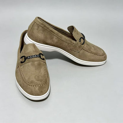 Women's Casual Slip-On Flat Loafers - Comfortable All-Season Shoes