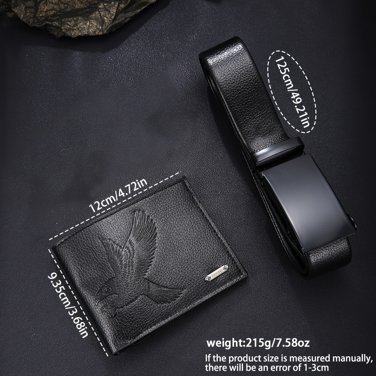 3 հատ տղամարդու ժամացույցի, գոտու և դրամապանակի հավաքածու | Նորաձև, գործնական, հանգստի, սպորտային, գեղեցիկ և նորաձև, հատուկ մշակված տղամարդկանց համար, առանց նվերի տուփի