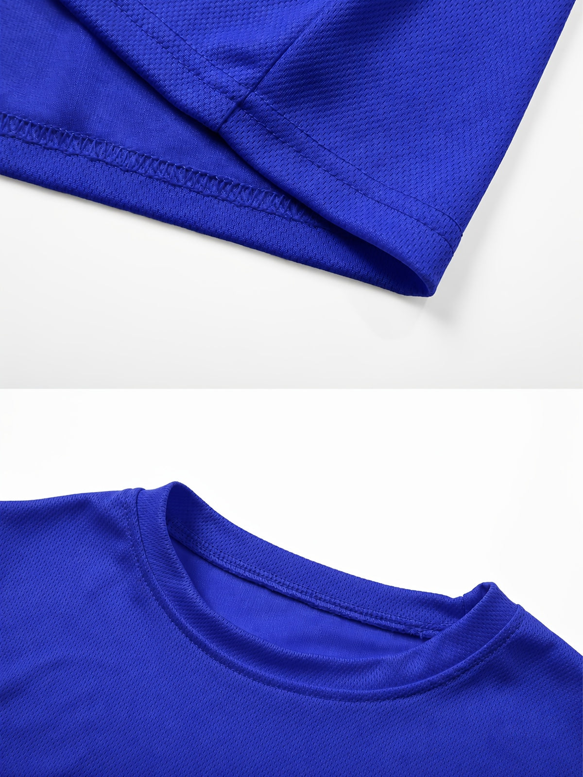 Boys' Quick-Dry Summer Shirt & Shorts Set with Reflective Strips