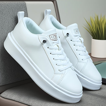 Unisex Platform Sneakers with Height Increase – Minimalist Low-Top Lac