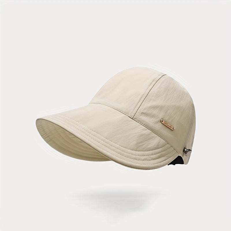 Four Seasons Women's Shopping Travel Sports Large Brim Duckbill Sun Hat Spring and Summer Model Sun Protection Quick Dry Waterproof