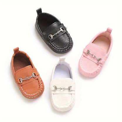 Casual Solid Color Slip On Sneakers For Baby Boys, Lightweight Non-slip Walking Shoes For Spring And Autumn
