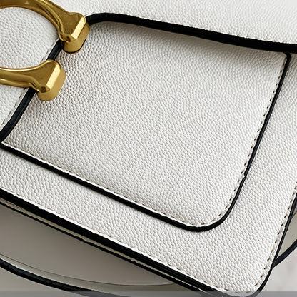 Elegant Women’s PU Crossbody Bag with Magnetic Closure