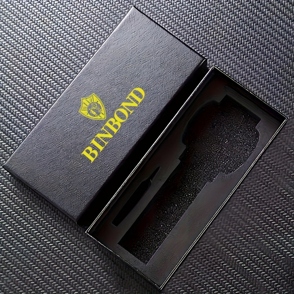 BINBOND Fashion Solid Stainless Steel Buckle Men's Business Casual Quartz Watch Thin Double Calendar Men's Watch