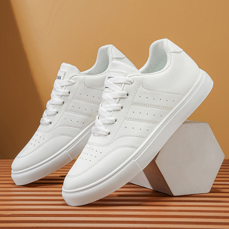 LOEIKAN New Arrival Men's Large Size Designer Casual Shoes Fashion Thick Sole Outdoor Hiking Sneakers Classic Black White Skate Shoes Comfortable Trendy Footwear Perfect Gifts for Men Him Free Shipping - ayq